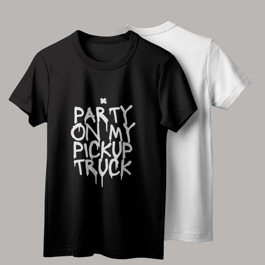 Party On My Pickup Truck T-Shirt | Official Calvin Mac Baby Merch