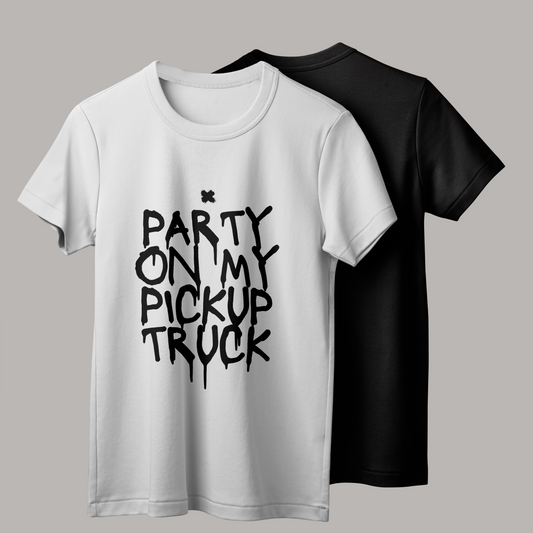 Party On My Pickup Truck T-Shirt | Official Calvin Mac Baby Merch